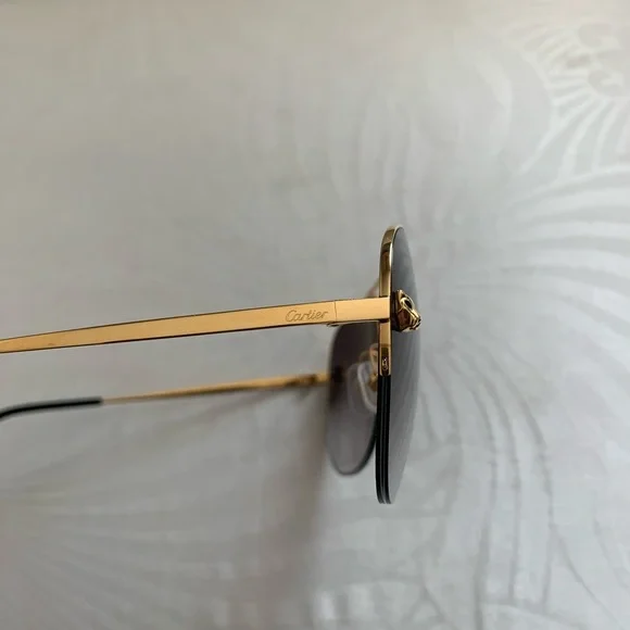 Cartier sunglasses panther head black - Picture 10 of 14